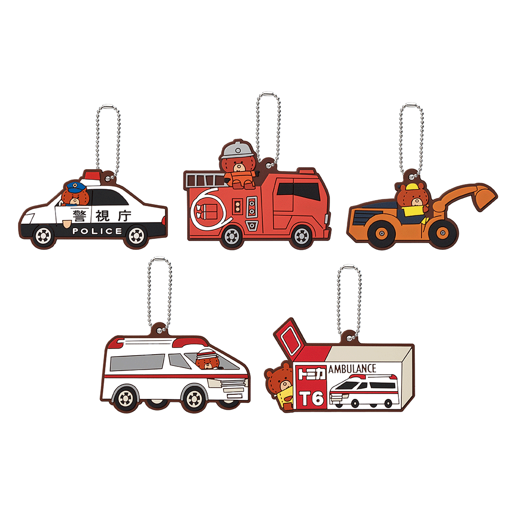 トミカとトム　ラバーマスコット