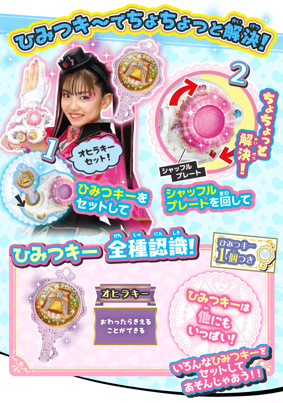 ひみつキーでちょちょっと解決！