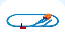 ディズニードリームレールウェイ 車両基地レイアウト