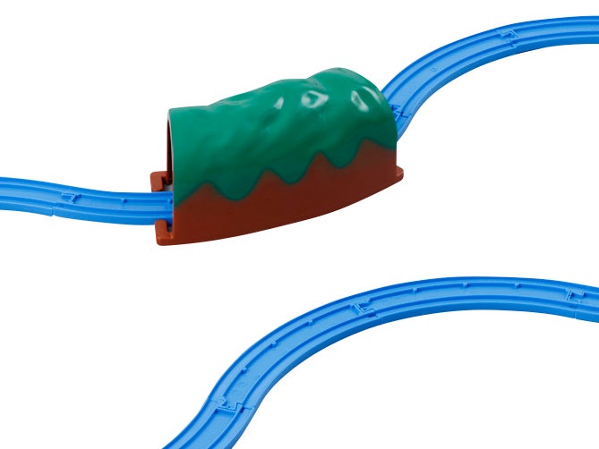 出来たくびれの上にトンネルを置けば完成！