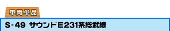�ԗ��P�i�FS-49 �T�E���h�d231�n������