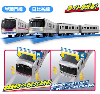 【未使用品】東京メトロ半蔵門線08系＆日比谷線03系ダブルセット　プラレール