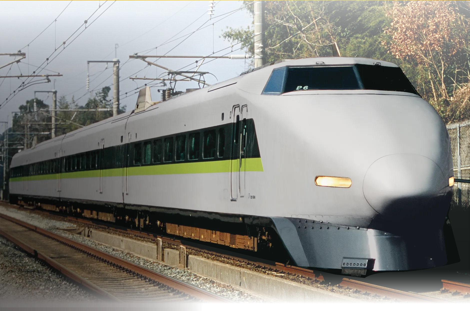 PLARAIL REAL CLASS｜100系山陽新幹線フレッシュグリーン（ライト付仕様）