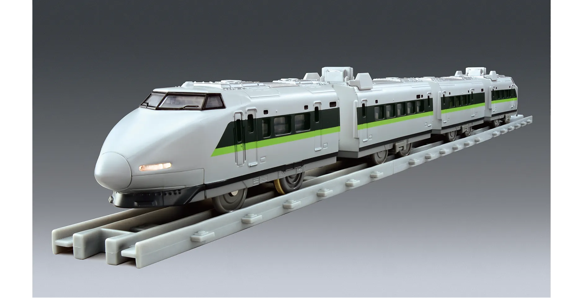 PLARAIL REAL CLASS｜100系山陽新幹線フレッシュグリーン（ライト付仕様）