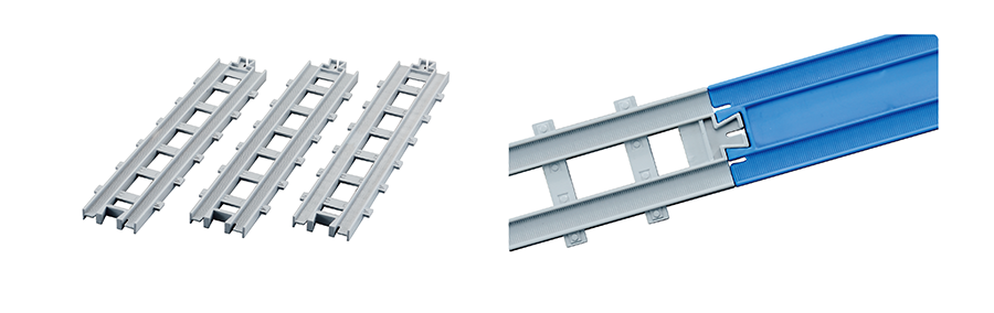 リアル直線レール｜リアル直線レールは「R-01 直線レール」（別売）とも繋げられます。