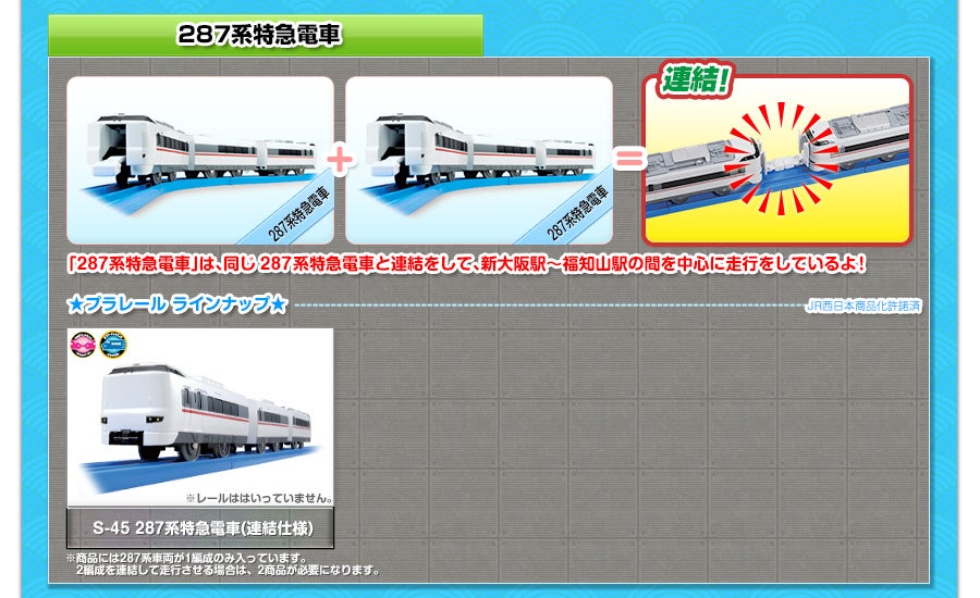★287系特急電車＋287系特急電車