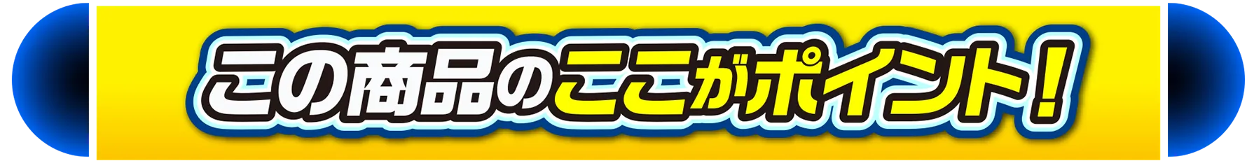 この商品のここがポイント！