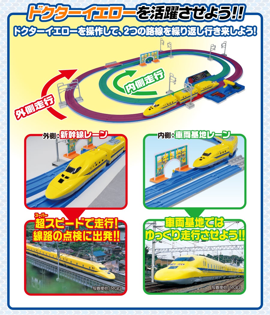 レバーでダッシュ!! 超スピード ドクターイエローセット｜徹底解剖 ...