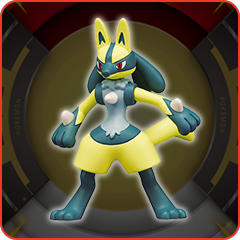 黄色いルカリオ