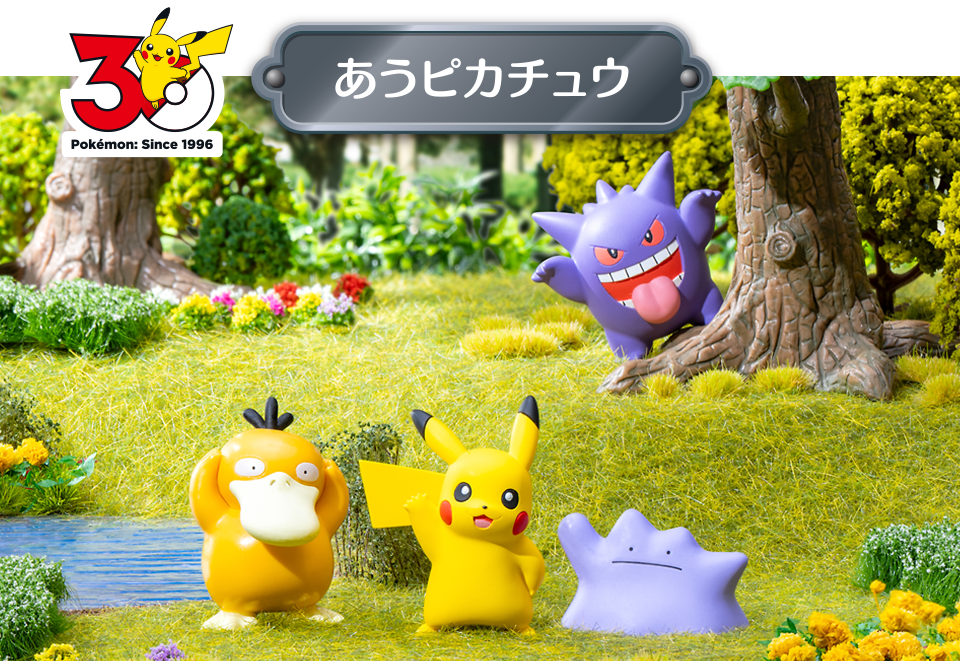 Pokemon 30th Pikachu 30周年ピカチュウ　セット New pet 💚🤍🩶 Pokémon 30th Anniversary ポケモン30周年限定