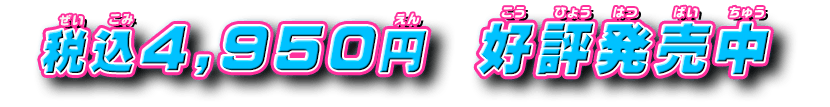税込4,950円　好評発売中