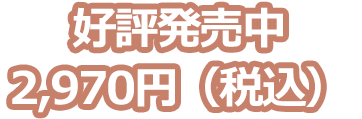 好評発売中  2,970円（税込）