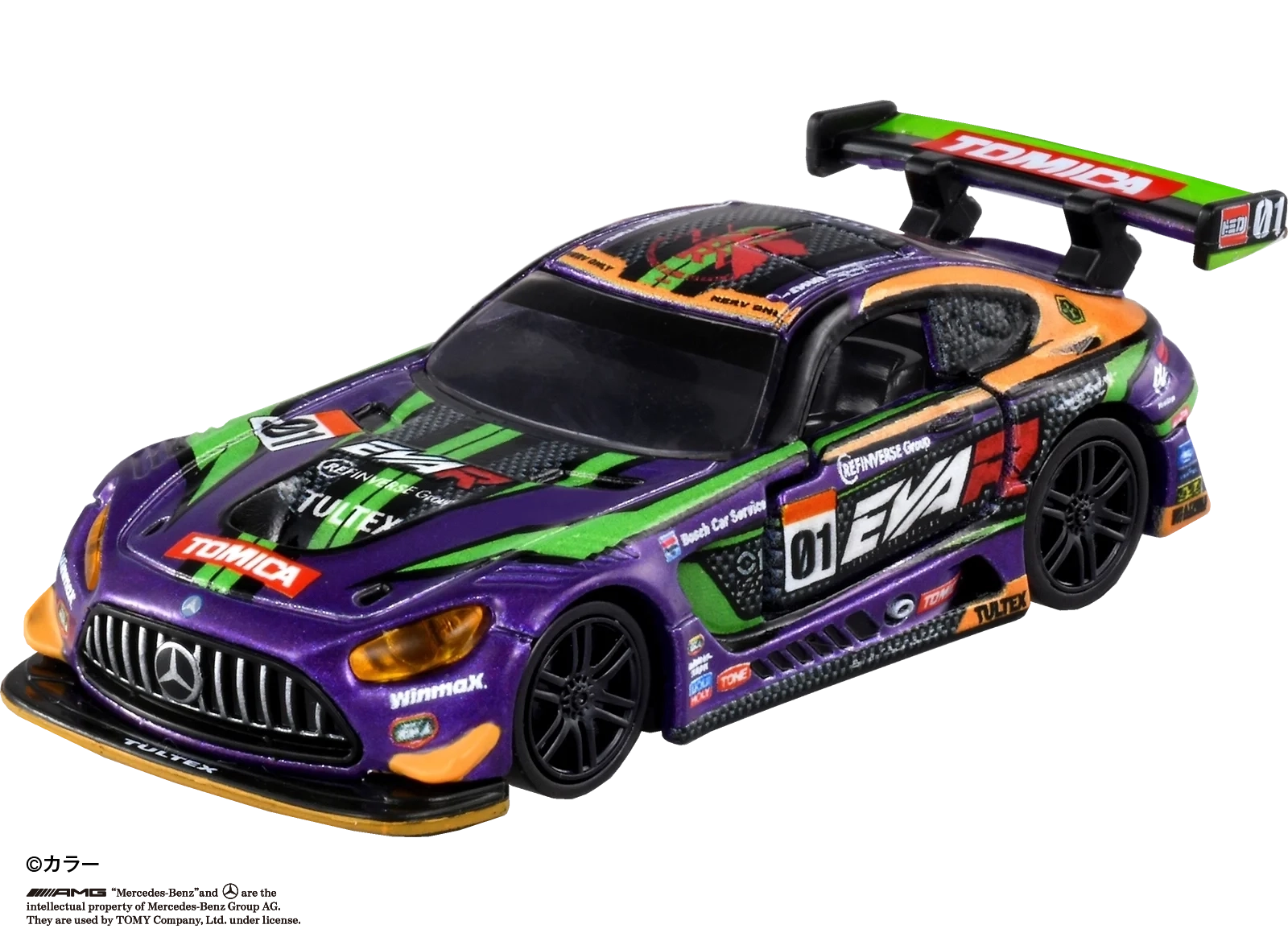 トミカプレミアムＲａｃｉｎｇ エヴァ RT 初号機 AMG GT３ EVO