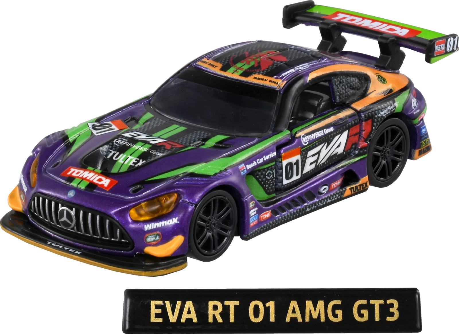 トミカプレミアムＲａｃｉｎｇ エヴァ RT 初号機 AMG GT３ EVO