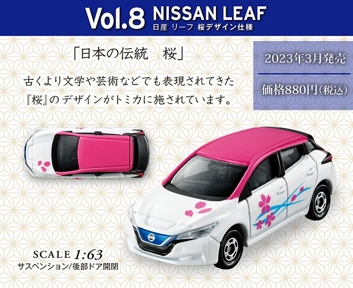 Vol.8 日産 リーフ 桜デザイン仕様