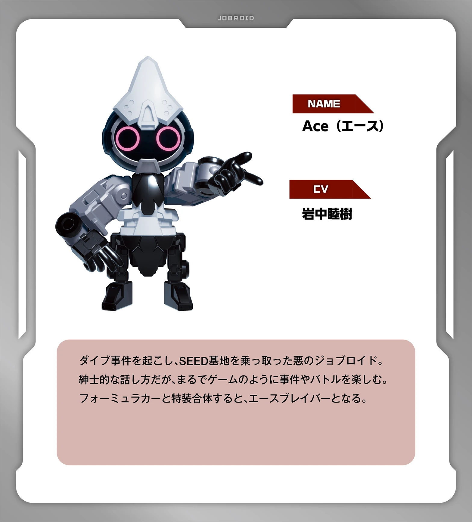 エース｜キャラクター｜特装合体ロボ ジョブレイバー｜トミカ