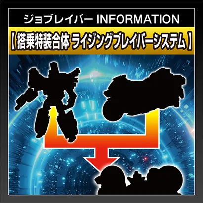 ジョブレイバー INFORMATION｜【搭乗特装合体 ライジングブレイバーシステム】