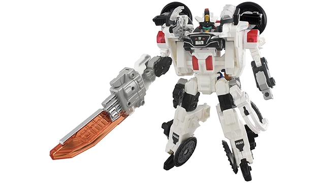 トミカ ジョブレイバー TJBDX ライジングポリスブレイバー デカライドアーマー白バイ ＤＸセット