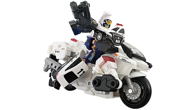 トミカ ジョブレイバー TJBDX ライジングポリスブレイバー デカライドアーマー白バイ ＤＸセット