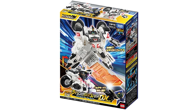 トミカ ジョブレイバー TJBDX ライジングポリスブレイバー デカライドアーマー白バイ ＤＸセット