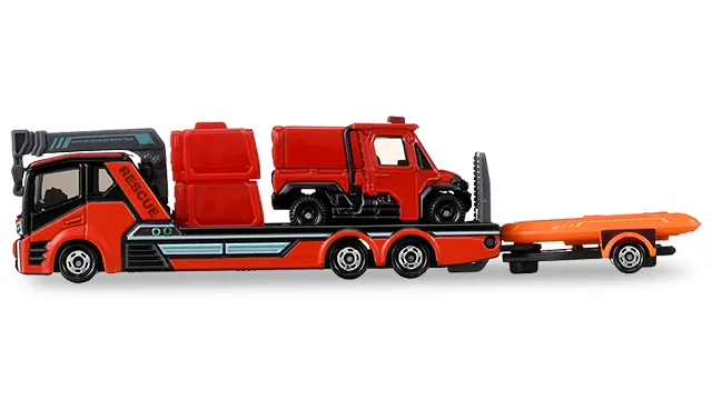 No.132 モリタ 小型オフロード消防車 レッドレディバグ ＆ 搬送車