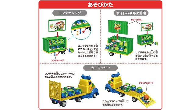 ドリームトミカ ディズニーモータース トイズキャリー　トイ・ストーリー５