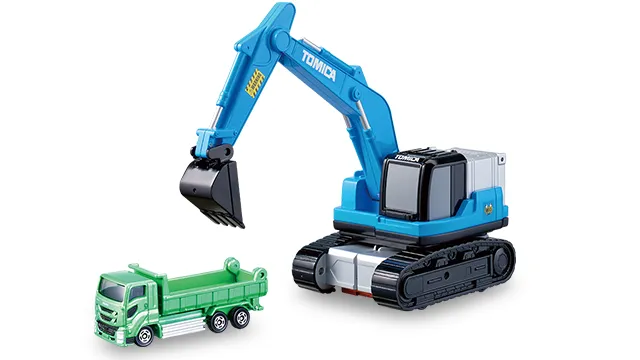 トミカビークルタウン 変形ショベルカー（トミカ付き）