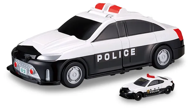 トミカビークルタウン 変形パトロールカー（トミカ付き）