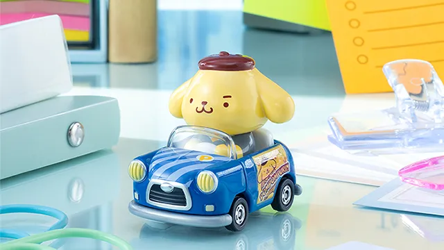 TOMICA TUNES SINGLE PACKS Hard at Work Pompompurin