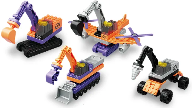 トミカ・プラレールブロック フリースタイル ショベルカーセット