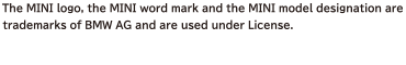 モーリス ミニ版権表記