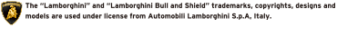 ランボルギーニ版権表記