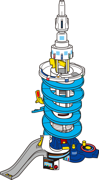 トミカタワーイラスト