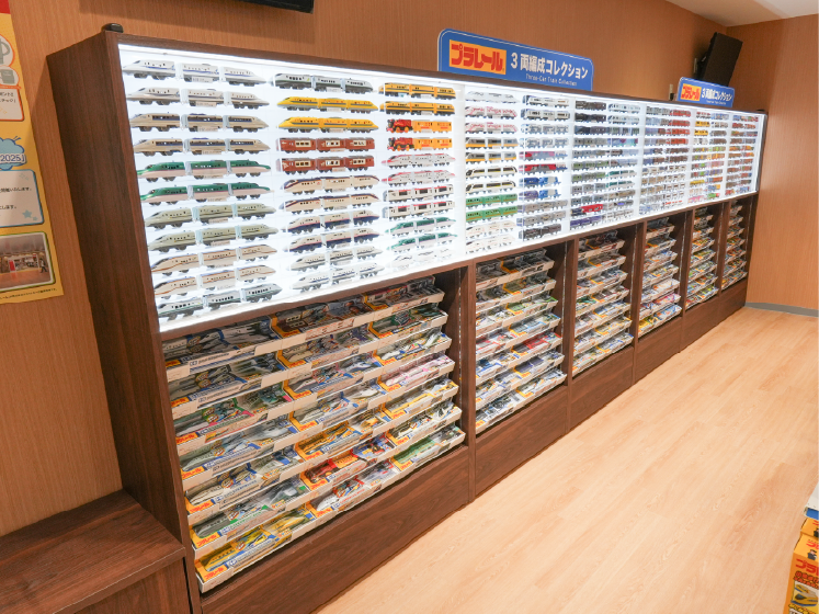 大迫力のプラレールディスプレイ