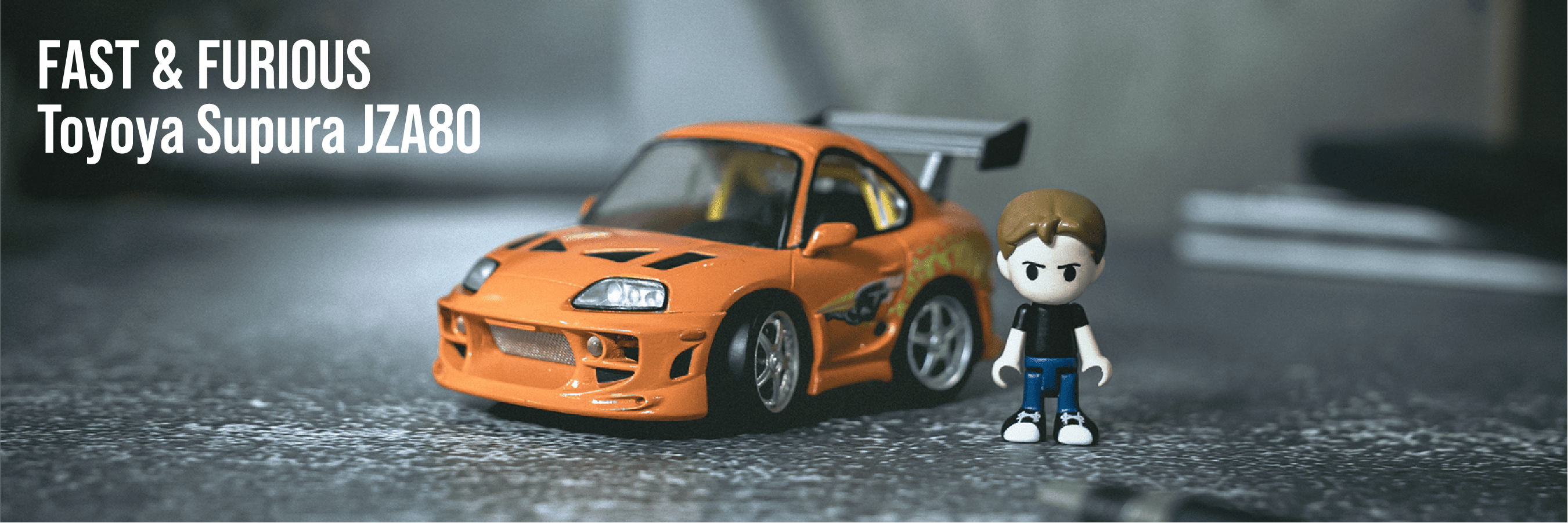 Takara Tomy T-Spark Q Village - QV-03 Fast & Furious Toyota Supra