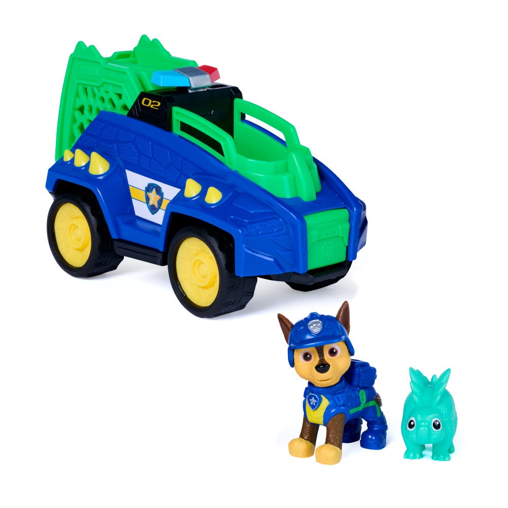 パウ・パトロール ザ・ダイノ・ムービー チェイス ダイノポリスカー(ステゴサウルス付き)