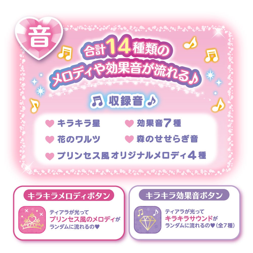 キラキラサウンド補助便座
ディズニープリンセス