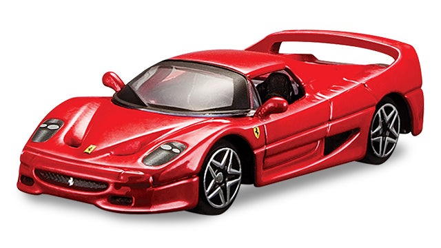 トミカプレゼンツ ブラーゴ レース&プレイシリーズ 3インチ
F50(赤)