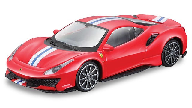 トミカプレゼンツ ブラーゴ レース&プレイシリーズ 1:43
488 ピスタ(赤)