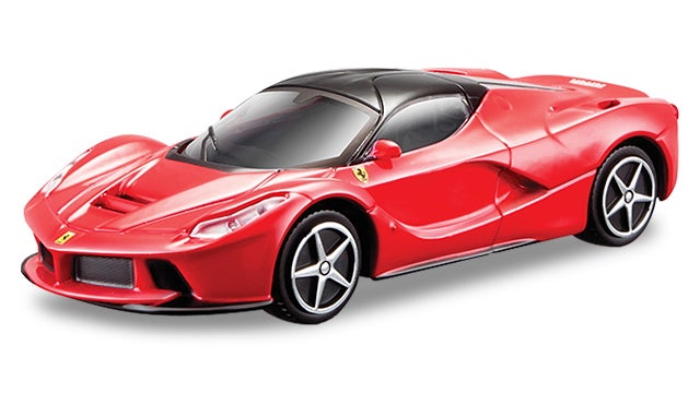 トミカプレゼンツ ブラーゴ レース&プレイシリーズ 1:43
ラフェラーリ(赤)